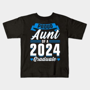 Proud Aunt of a 2024 Graduate Kids T-Shirt